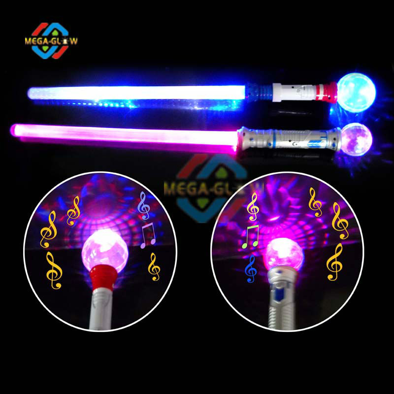 light up spinning wand toy