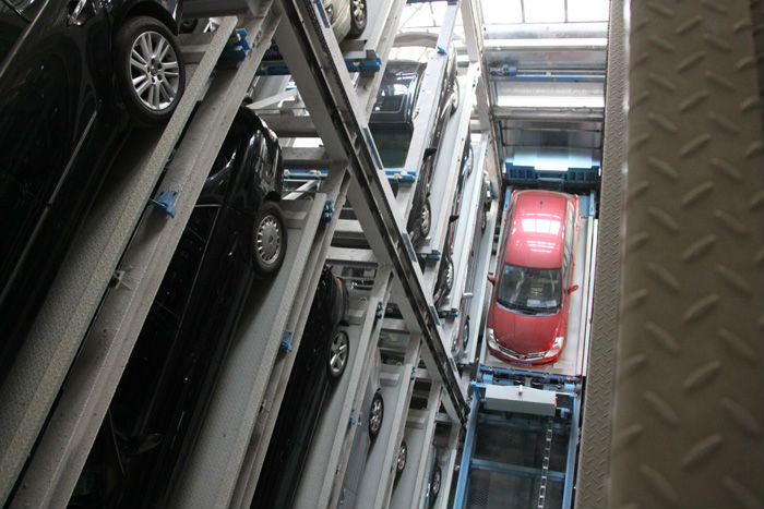 Vertical Underground Parking Business Parking Project Narrow