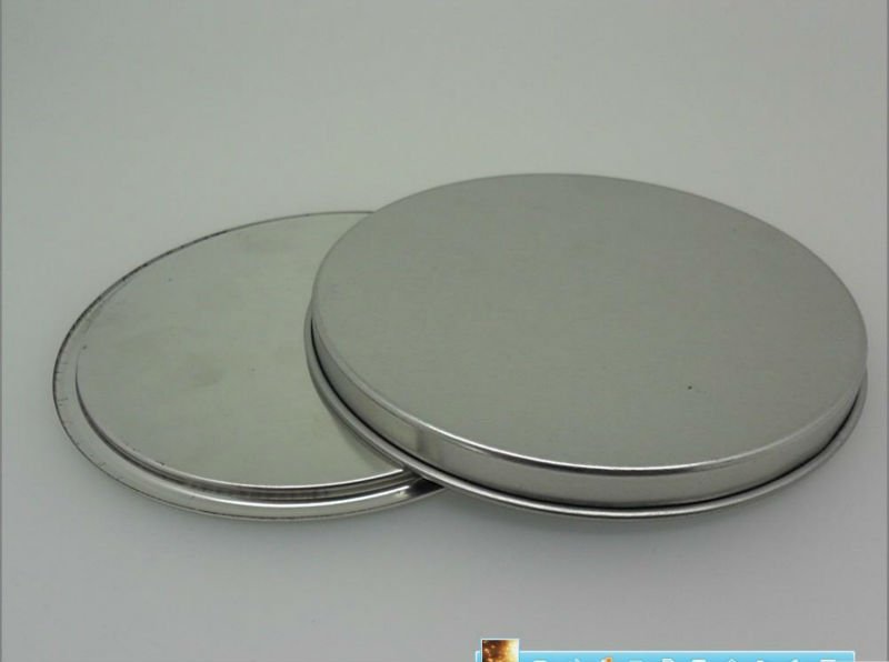Silver Color Flat Metal Lid For Food Cans Buy Removable Flat Metal