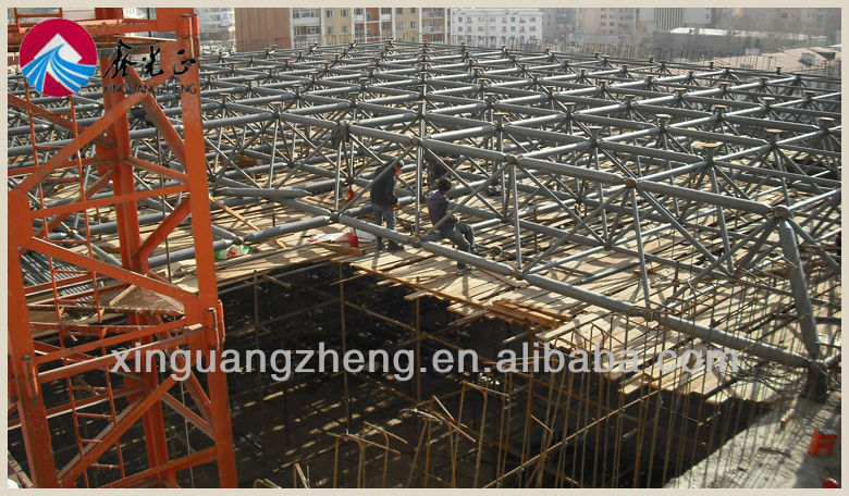 steel space frame roof trusses warehouse