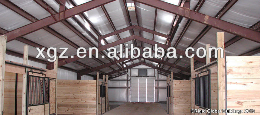 New Modern Style Fast Construction Low cost stable/farm shed