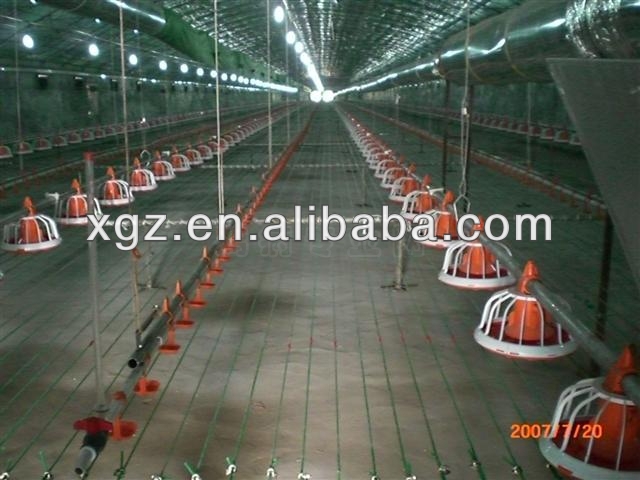 steel structure galvanized poultry house frame