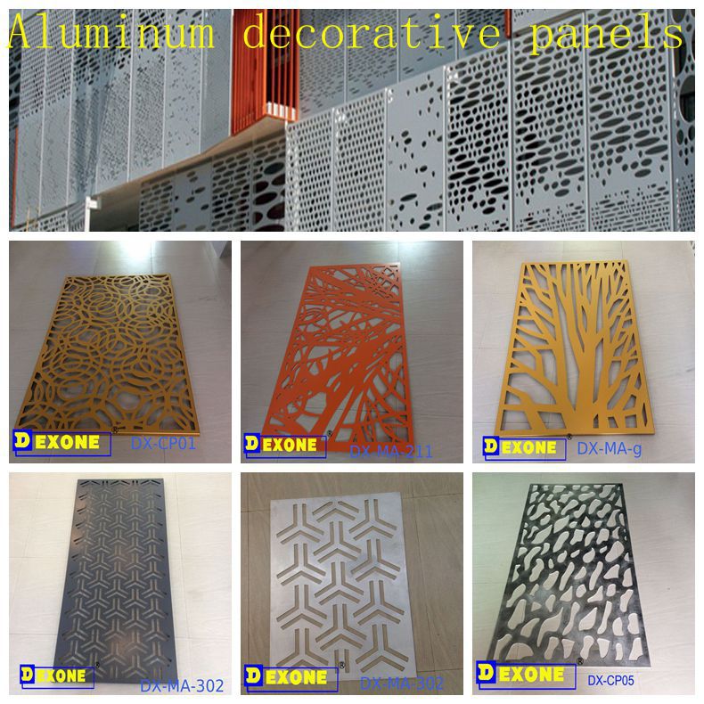 Metal Decorative Outdoor Wall Panel As Building Facade Aluminum Decorative Panel