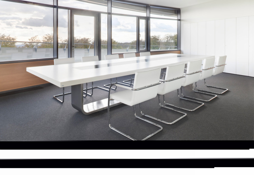Artificial Stone Office Furniture Oval Glass Conference Table Cd 0011 Jpg