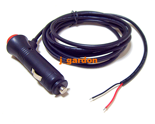 8FT Long Lead 12V 24V 36V DC Car Cigarette Lighter Adapter