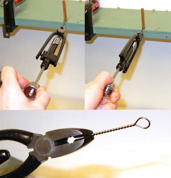 Lock Wire Twisting Pliers 8-1/2 Inch Twist Lock Safety Grips Cutter US PRO 1825 