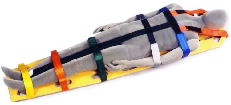 HDPE Material Full Size Has Been Medical Spine Board Stretcher Used In 