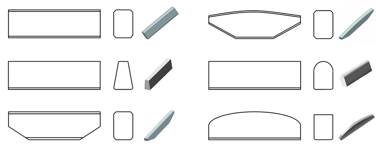 carbide tip for VSI crusher