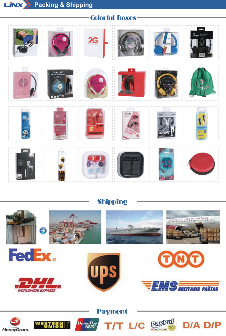 packing & shipping of headsets manufacturer
