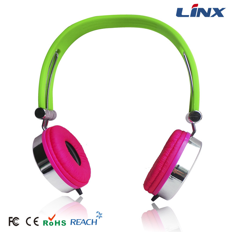 computer stereo headphone with long wire
