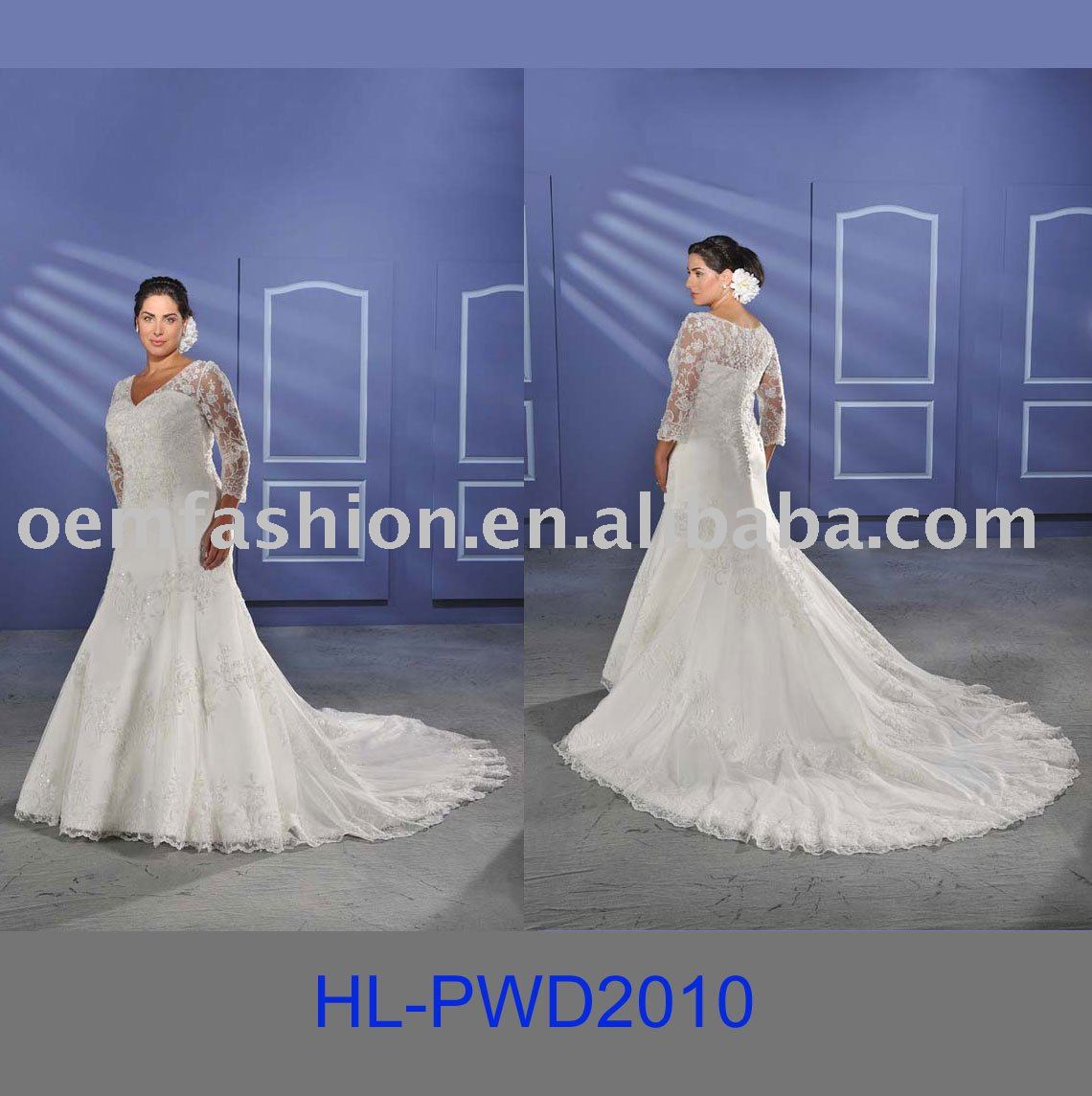 Designer Wedding Gowns Plus Size Extra Long Train