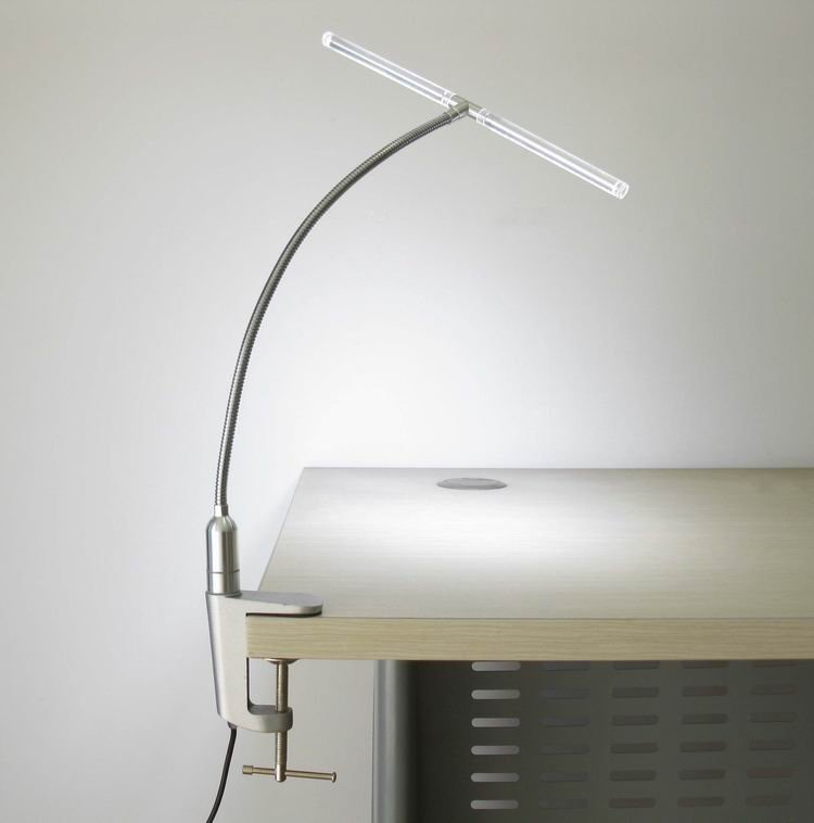 Metal Make 40 Led Clamp Desk Table Lamp 160 Lumens Touch Switchue About The Touch Switch Pls See
